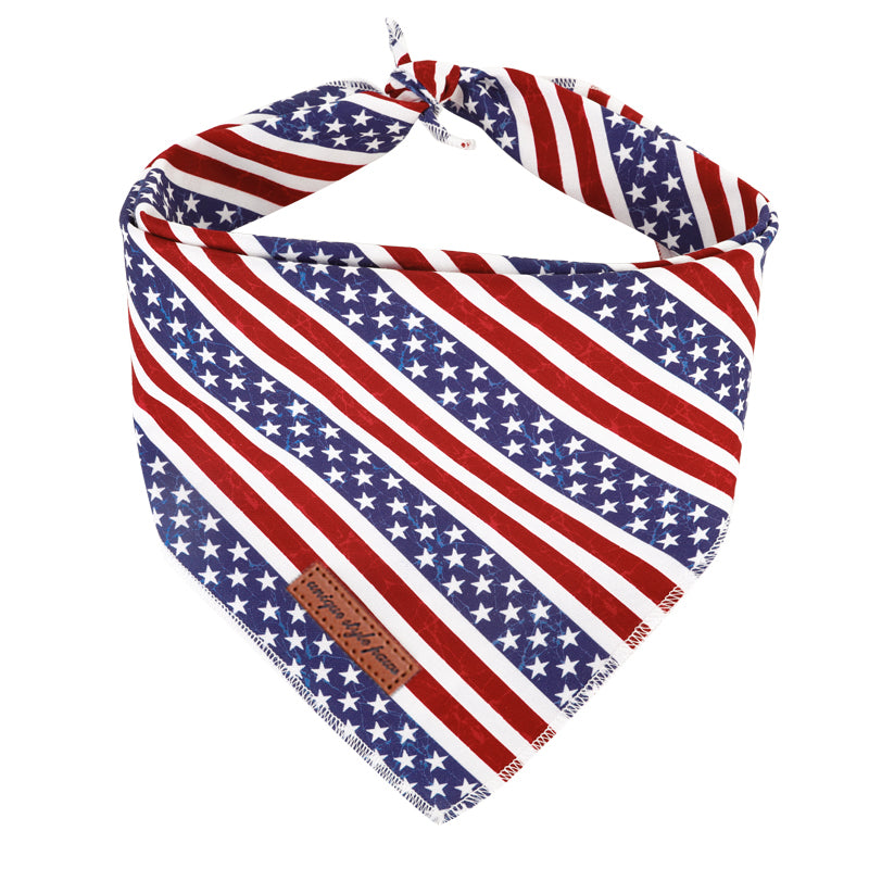 Red, White & Blue Pet Bandanna - Pet Panache Boutique