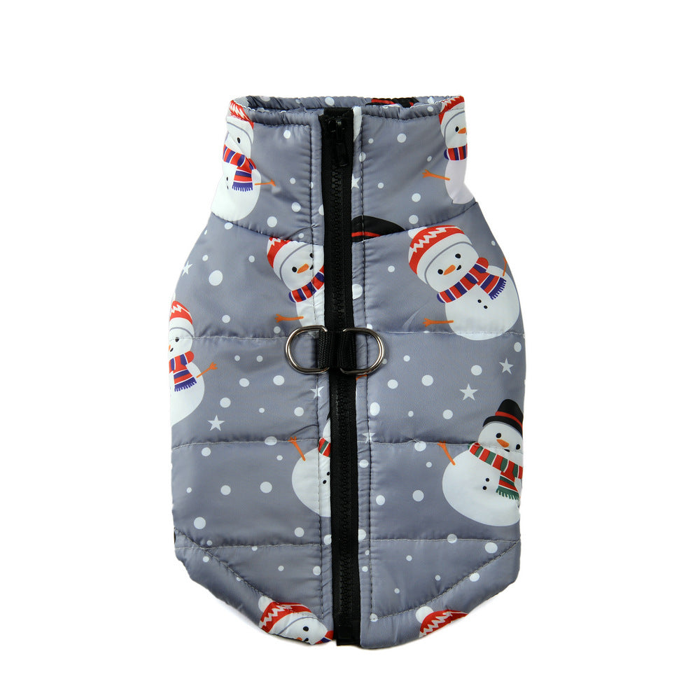Winter Snowman Pet Vest