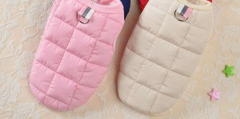 Ivory or Pink Pet Vest