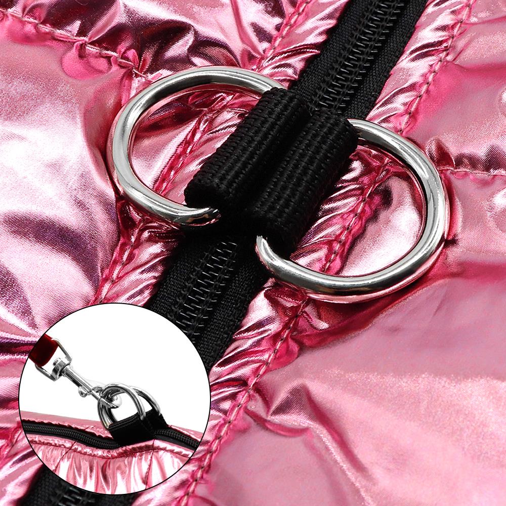 Metallic Pink Pet Vest