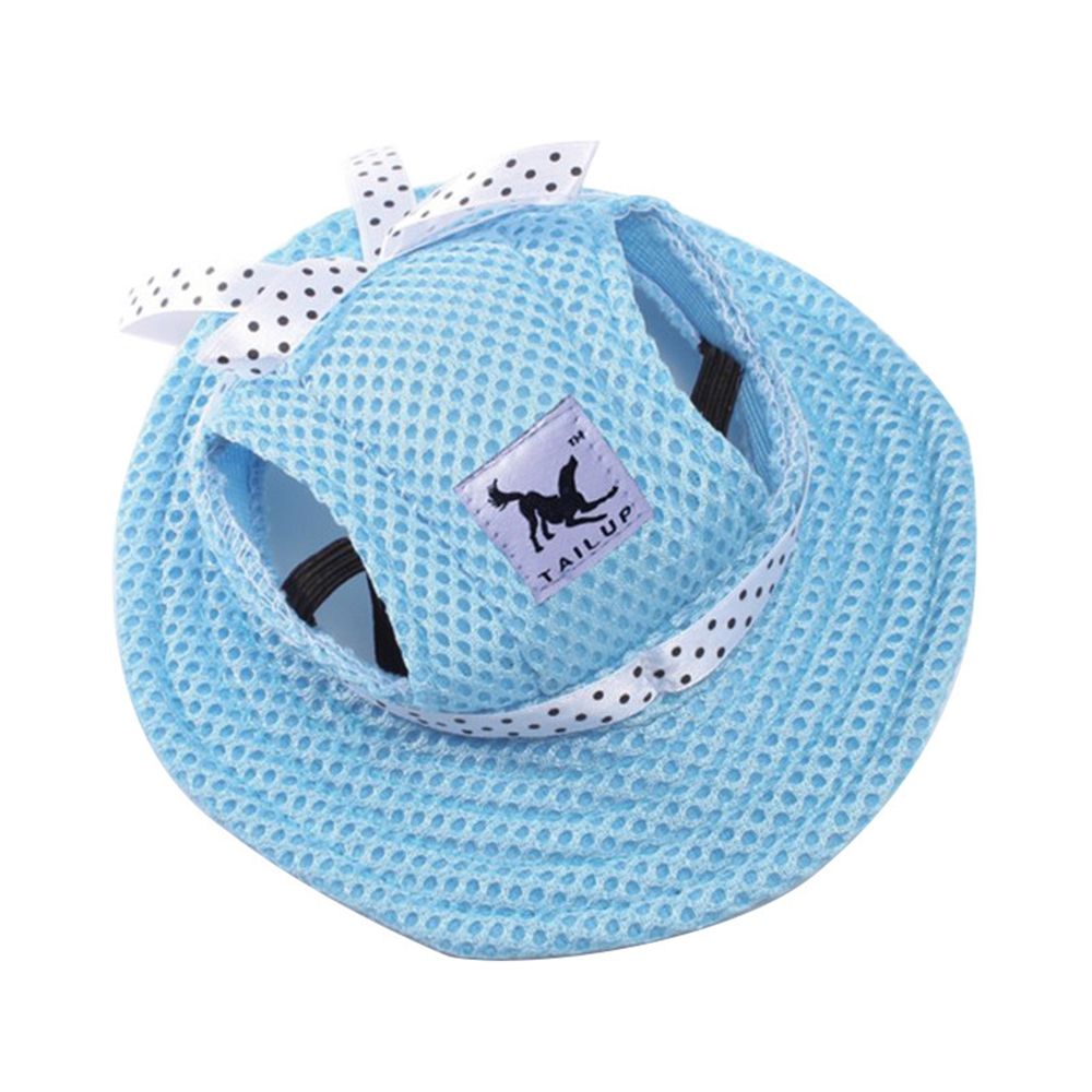 Light Blue Pet Sun Hat - Pet Panache Boutique