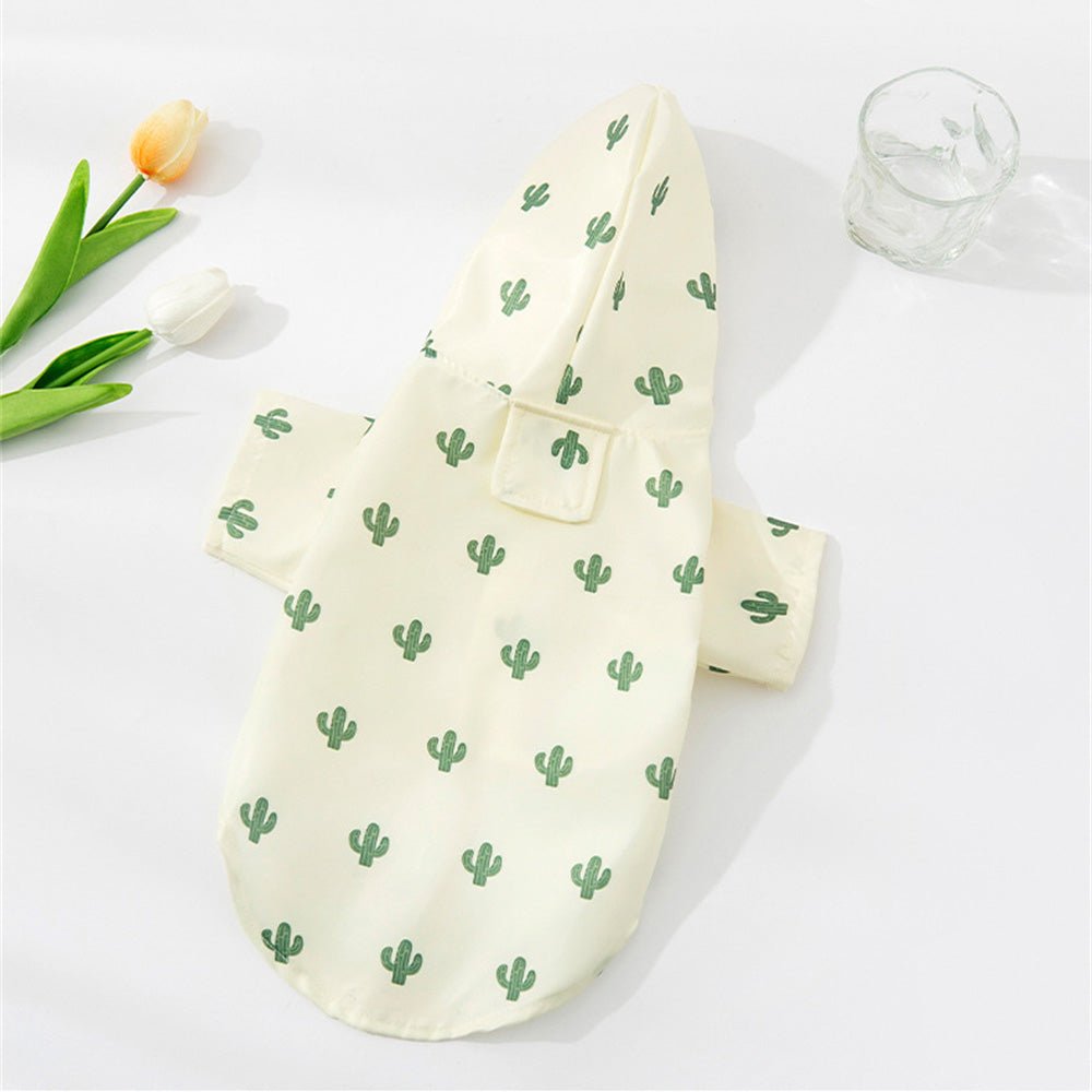 Cactus Life Pet Raincoat - Pet Panache Boutique