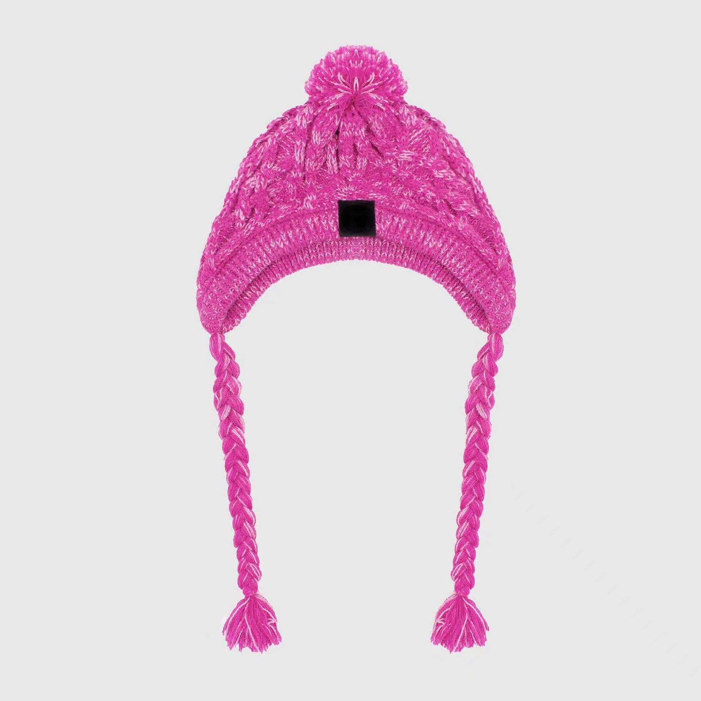 Electric Pink Pet Pompom Hat & Scarf - Pet Panache Boutique
