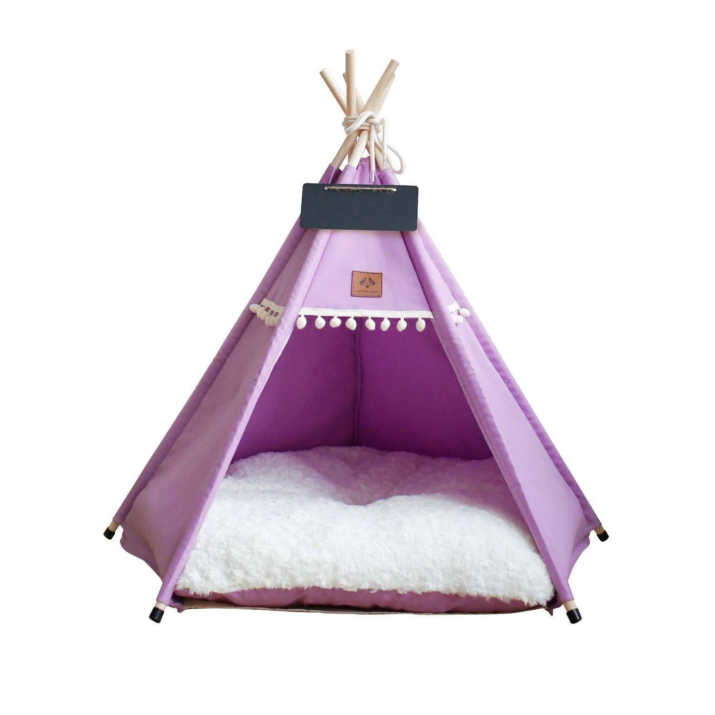 Lilac Purple Pet Teepee - Pet Panache Boutique