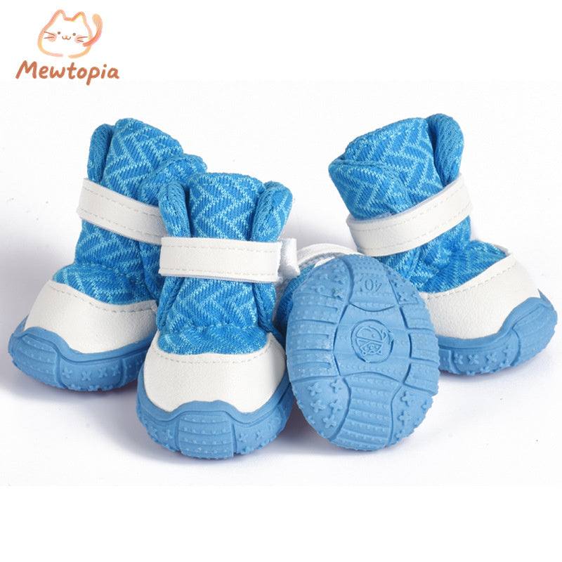 Pink or Blue Pet Boots - Pet Panache Boutique