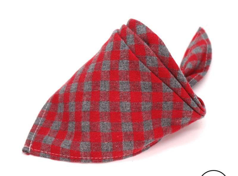 Red Polka Dot Pet Bandanna - Pet Panache Boutique