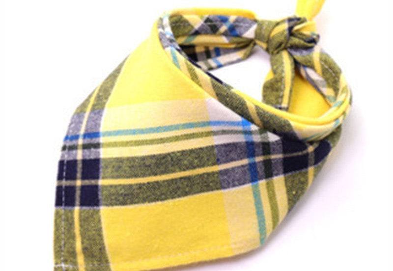 Yellow Plaid Pet Color - Pet Panache Boutique