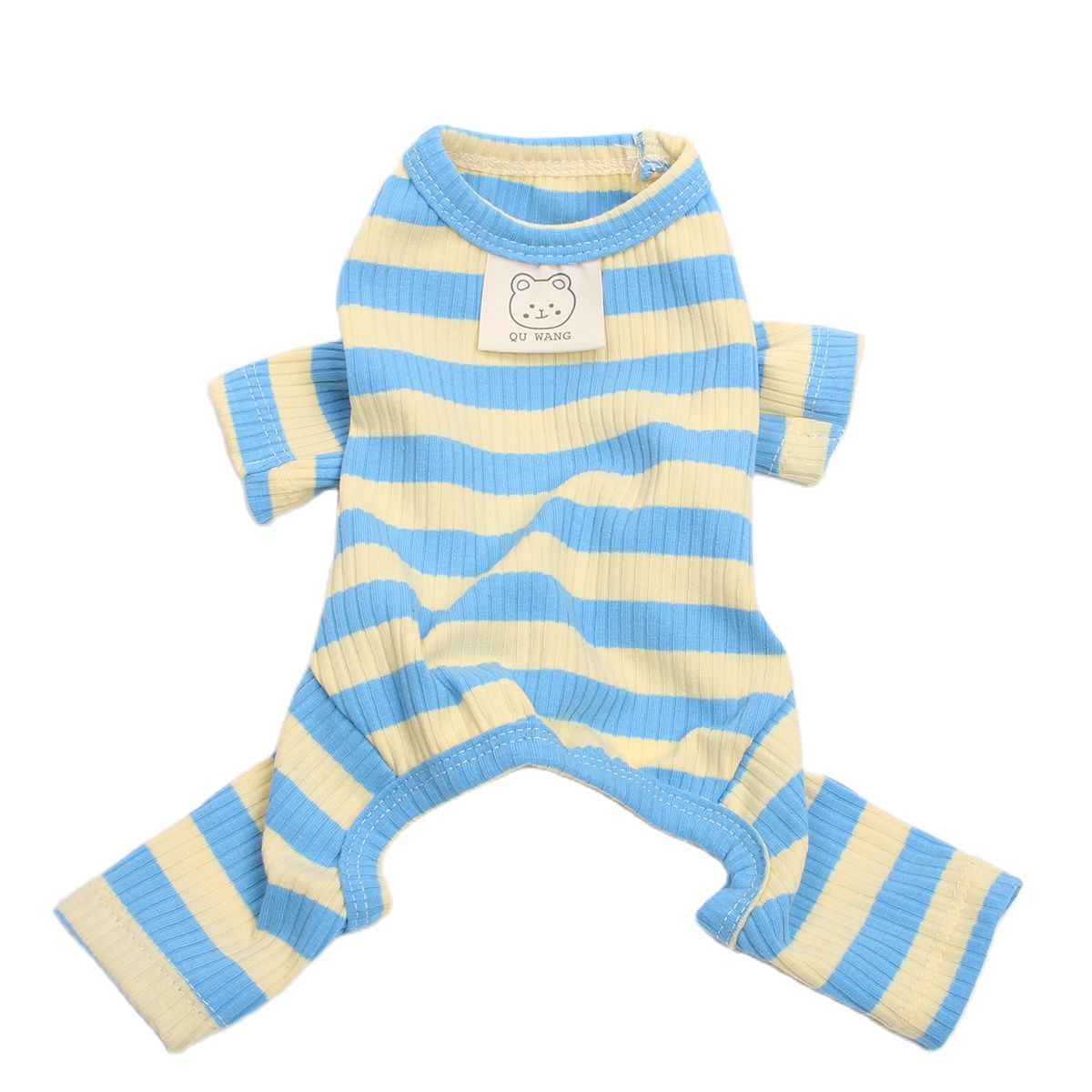 Blue Striped Pet Pajamas - Pet Panache Boutique