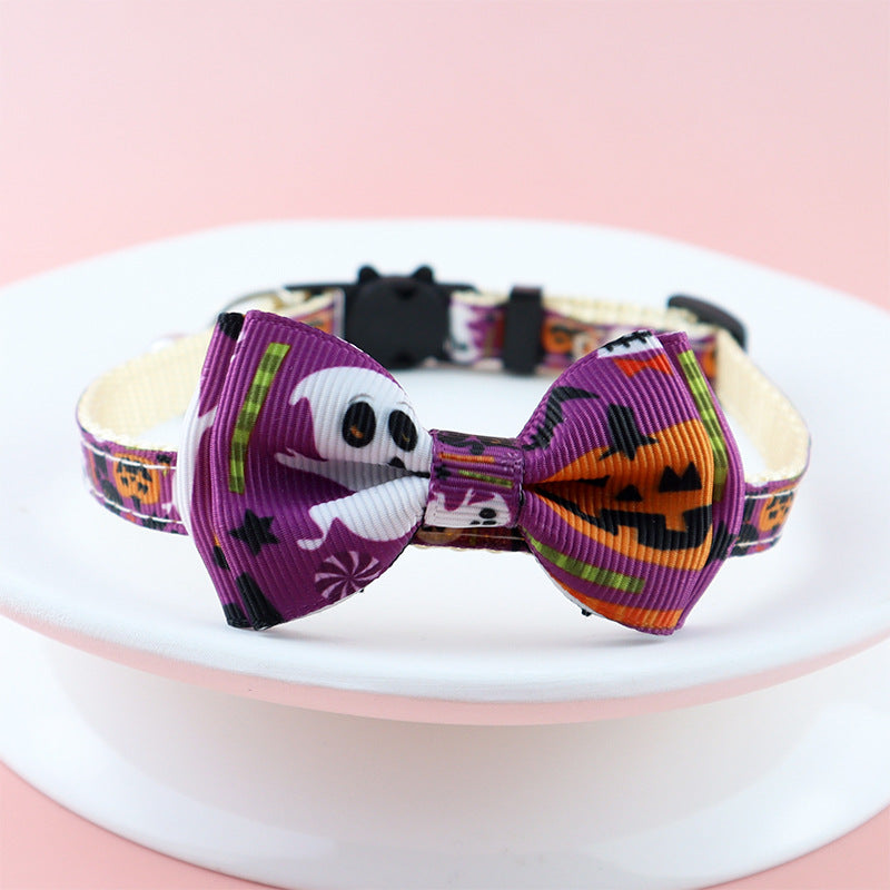 Halloween Bow Tie Pet Collars - Pet Panache Boutique