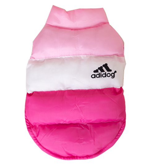 Pink Tricolor AdiDog Vest - Pet Panache Boutique