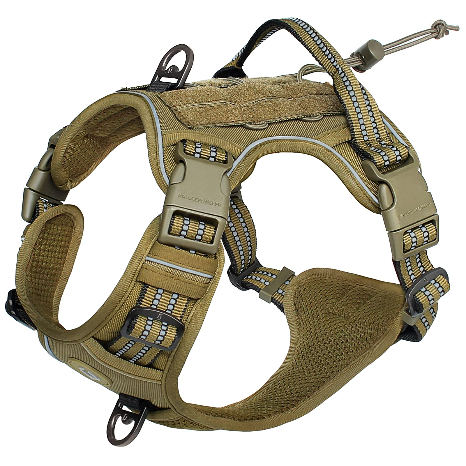 Tan Reflective No-Pull Pet Harness - Pet Panache Boutique