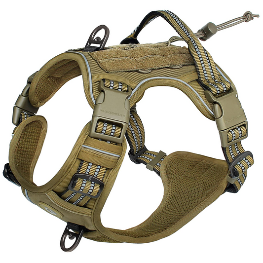 Tan Reflective No-Pull Pet Harness - Pet Panache Boutique