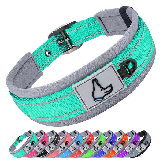 Reflective Padded Pet Collar