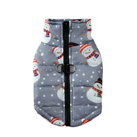 Winter Snowman Pet Vest
