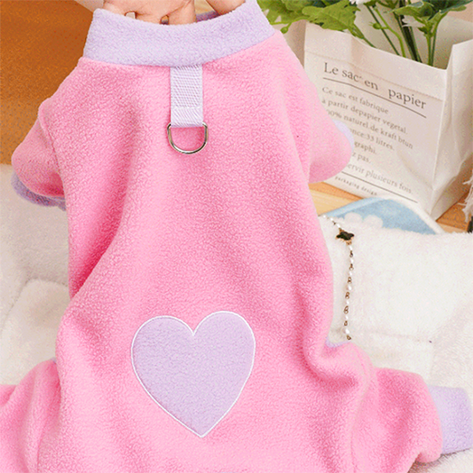 Pink Heart Pet Pajamas - Pet Panache Boutique