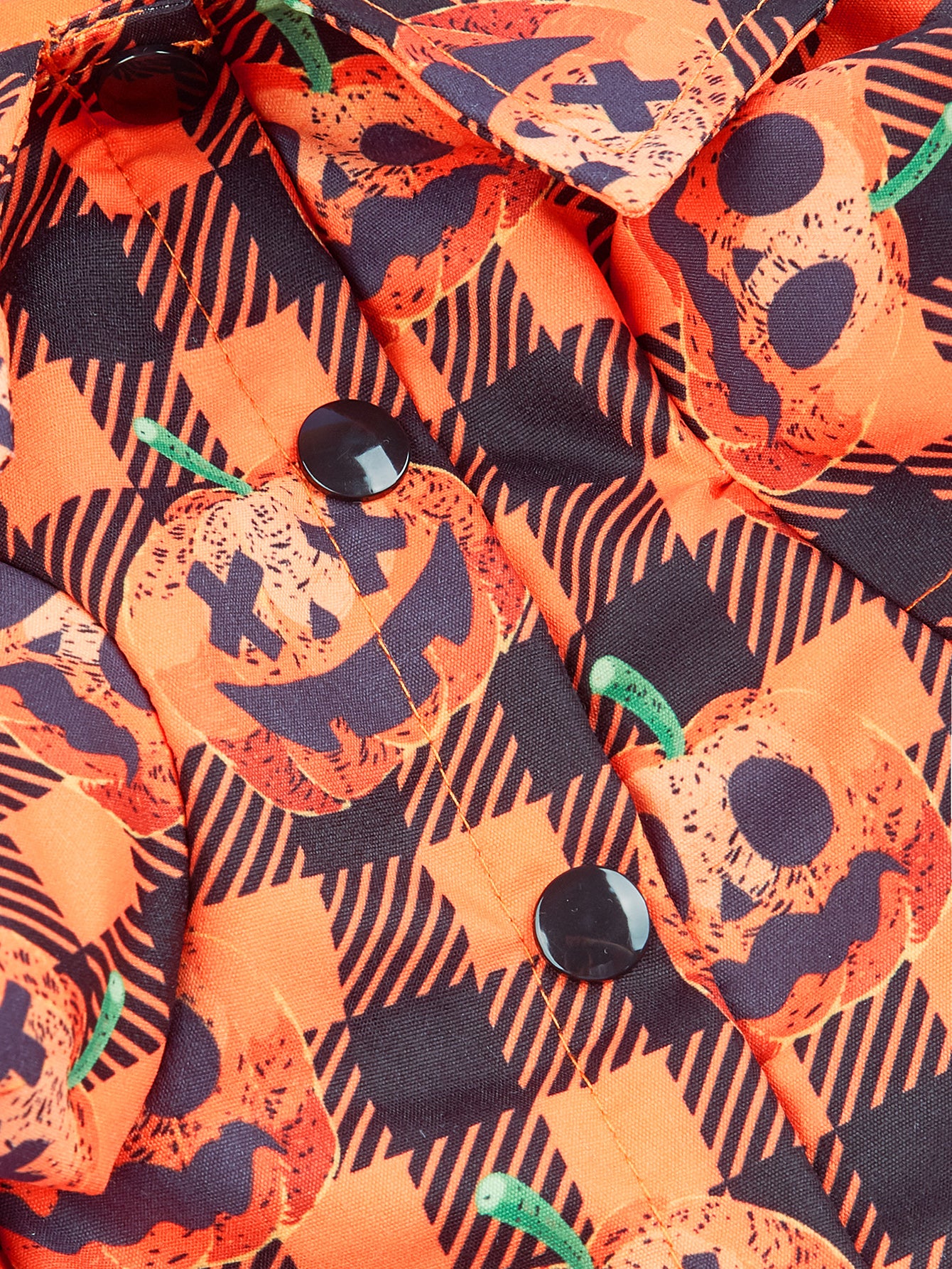 Plaid Collared Pumpkin Pet Shirt - Pet Panache Boutique