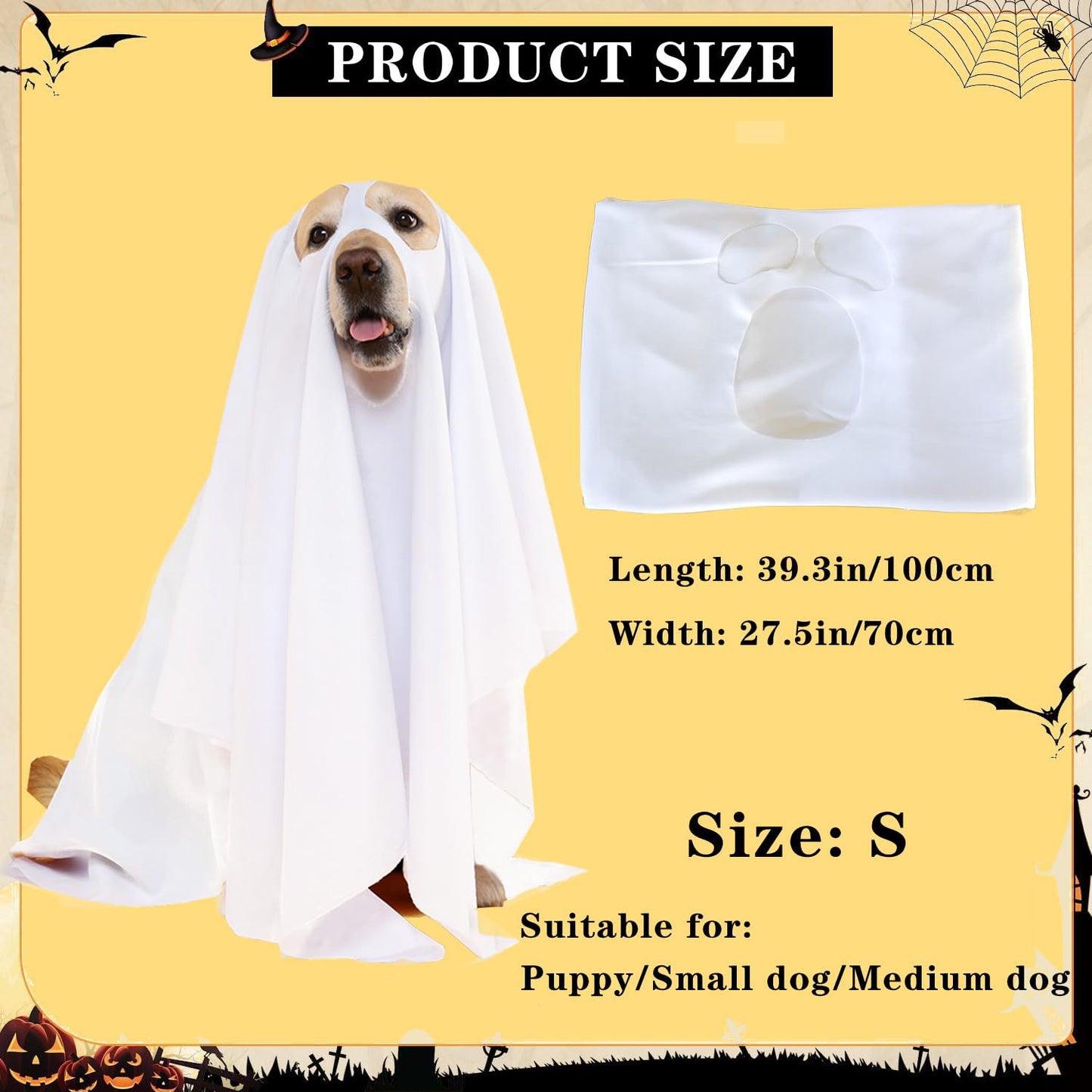 Ghost Pet Costume - Pet Panache Boutique
