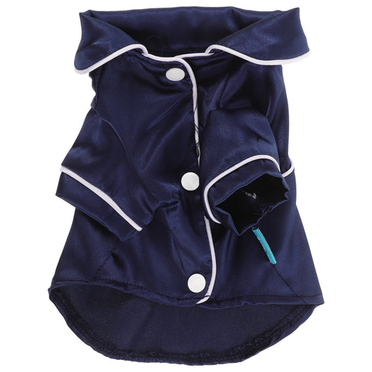 Navy Cotton Pet Pajamas