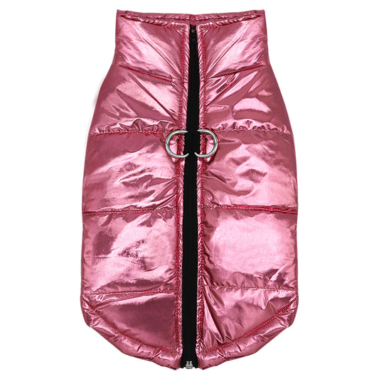 Metallic Pink Pet Vest
