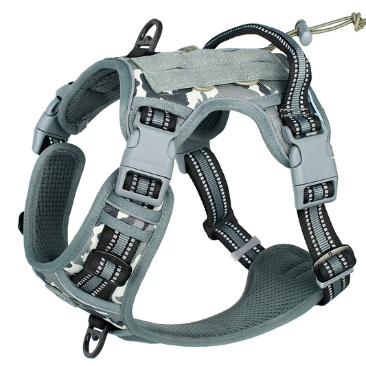 Sky Blue Reflective No-Pull Pet Harness - Pet Panache Boutique