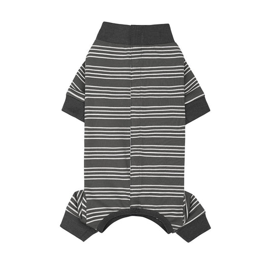 Navy & Thin White Pin Striped Pajamas
