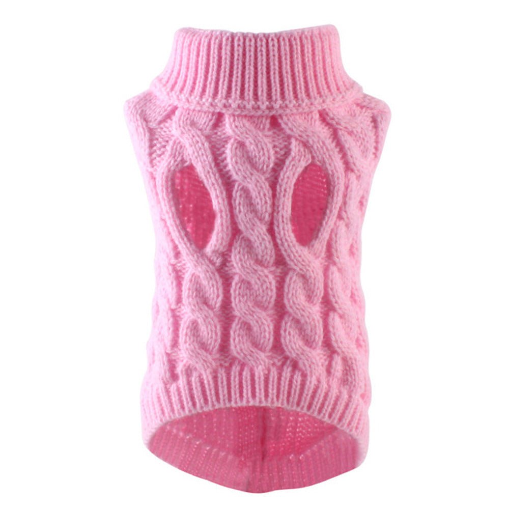 Ballet Pink Knit Pet Sweater - Pet Panache Boutique