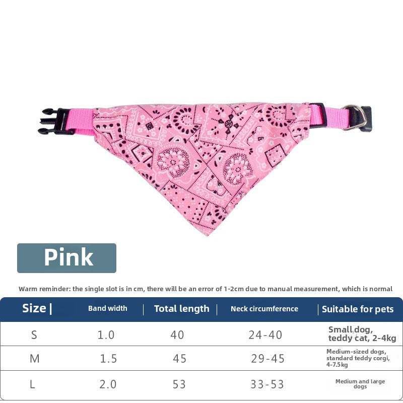 Bandanna Pet Collar - Pet Panache Boutique