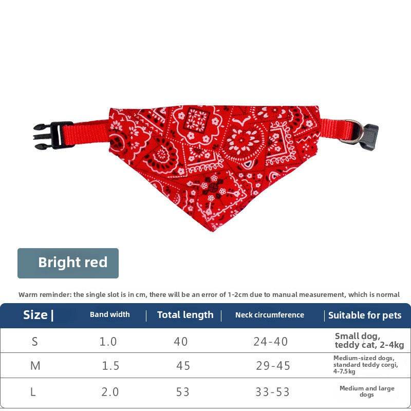Bandanna Pet Collar - Pet Panache Boutique