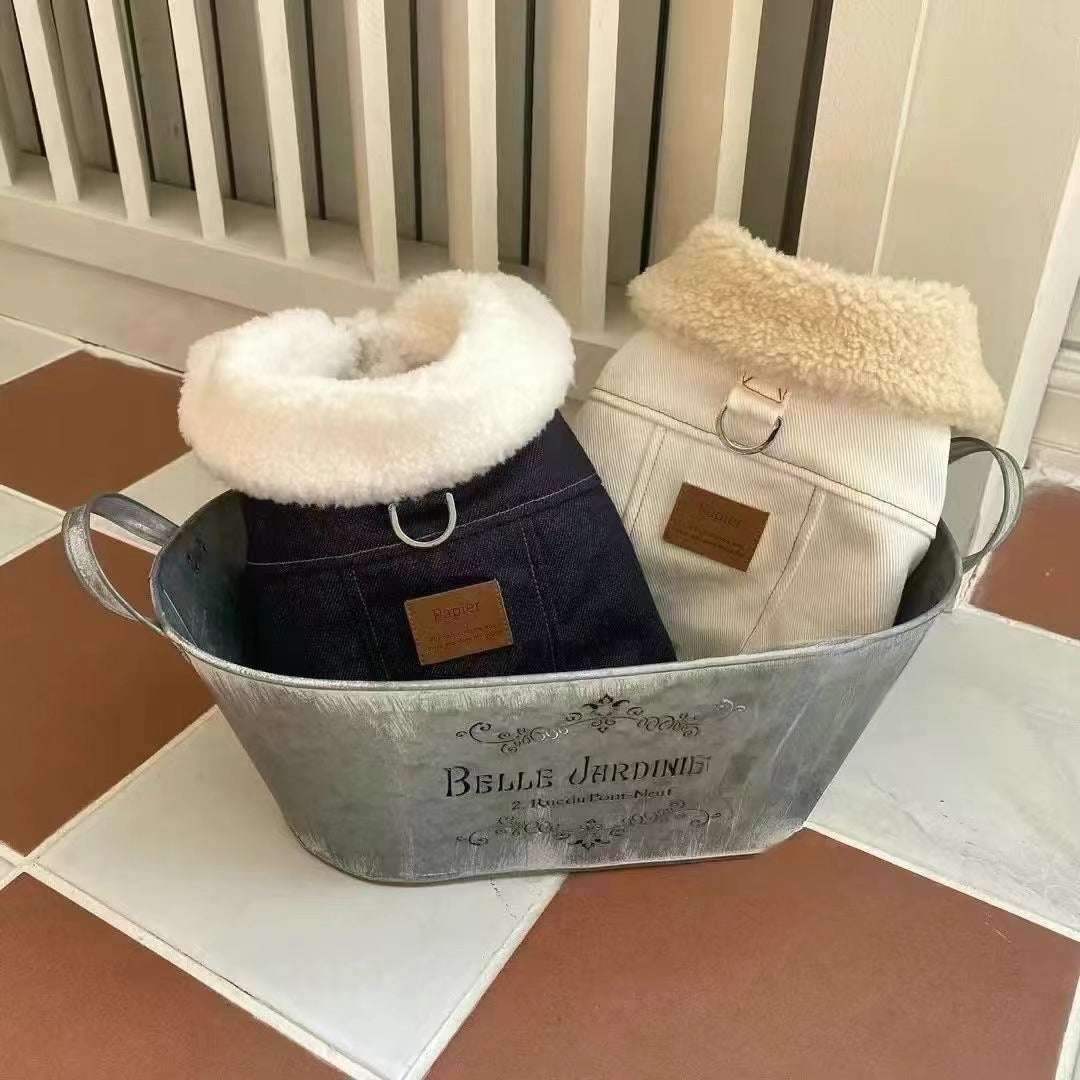 Blue or White Pet Vest - Pet Panache Boutique