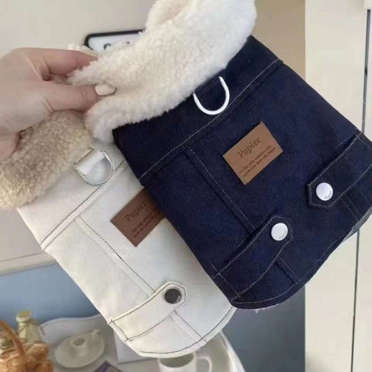 Blue or White Pet Vest - Pet Panache Boutique