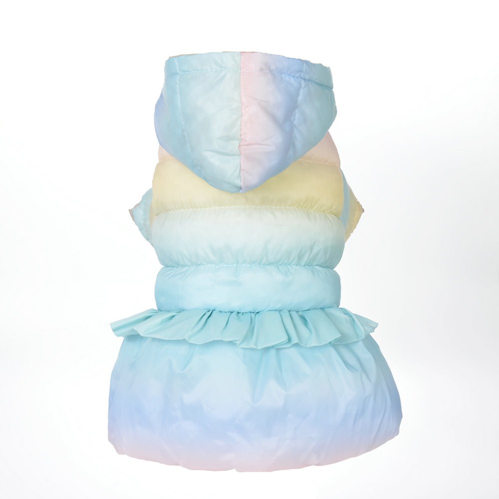 Blue Ruffled Pet Jacket - Pet Panache Boutique
