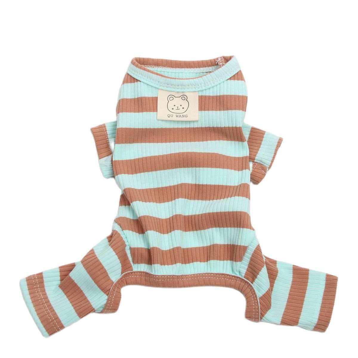 Blue Striped Pet Pajamas - Pet Panache Boutique