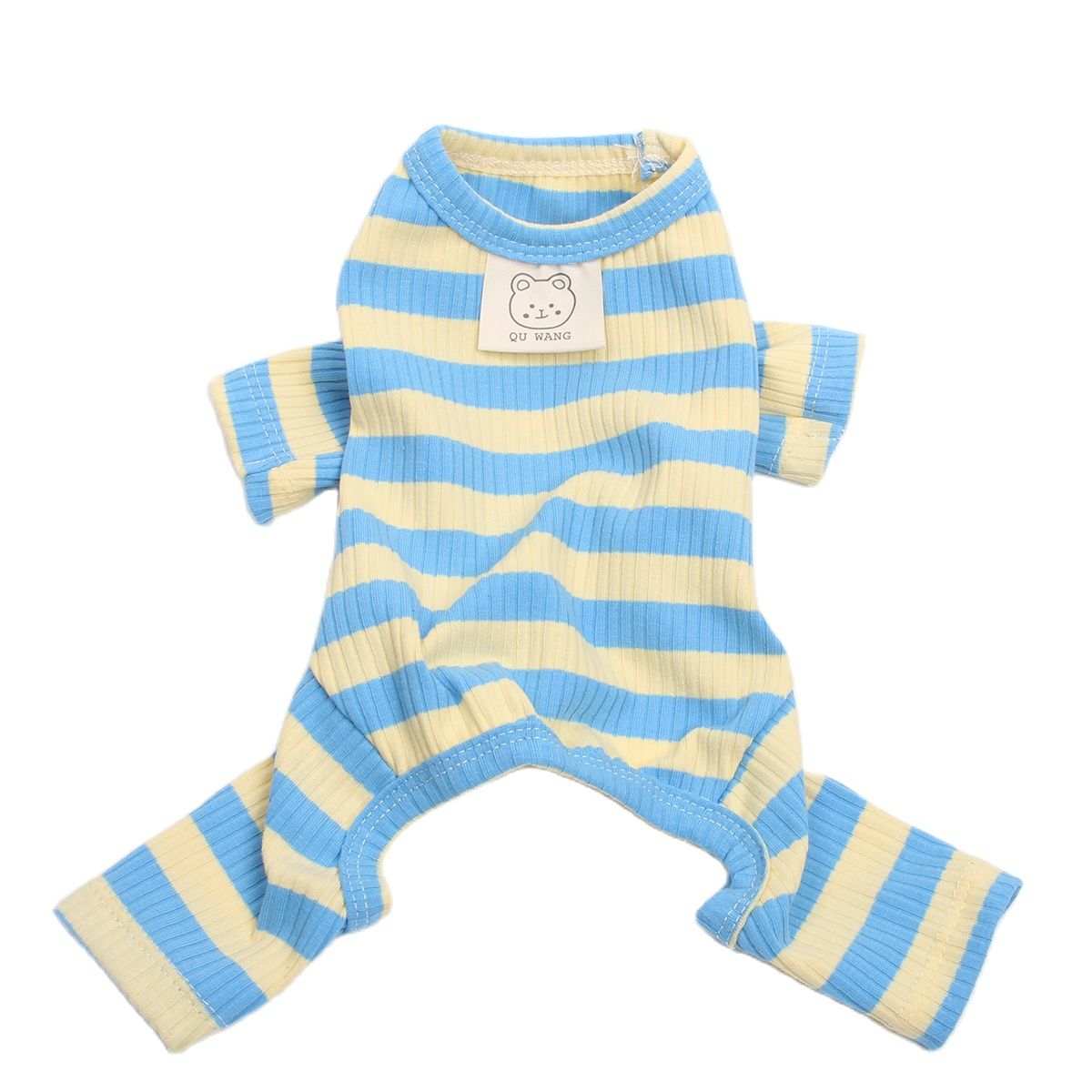 Blue Striped Pet Pajamas - Pet Panache Boutique