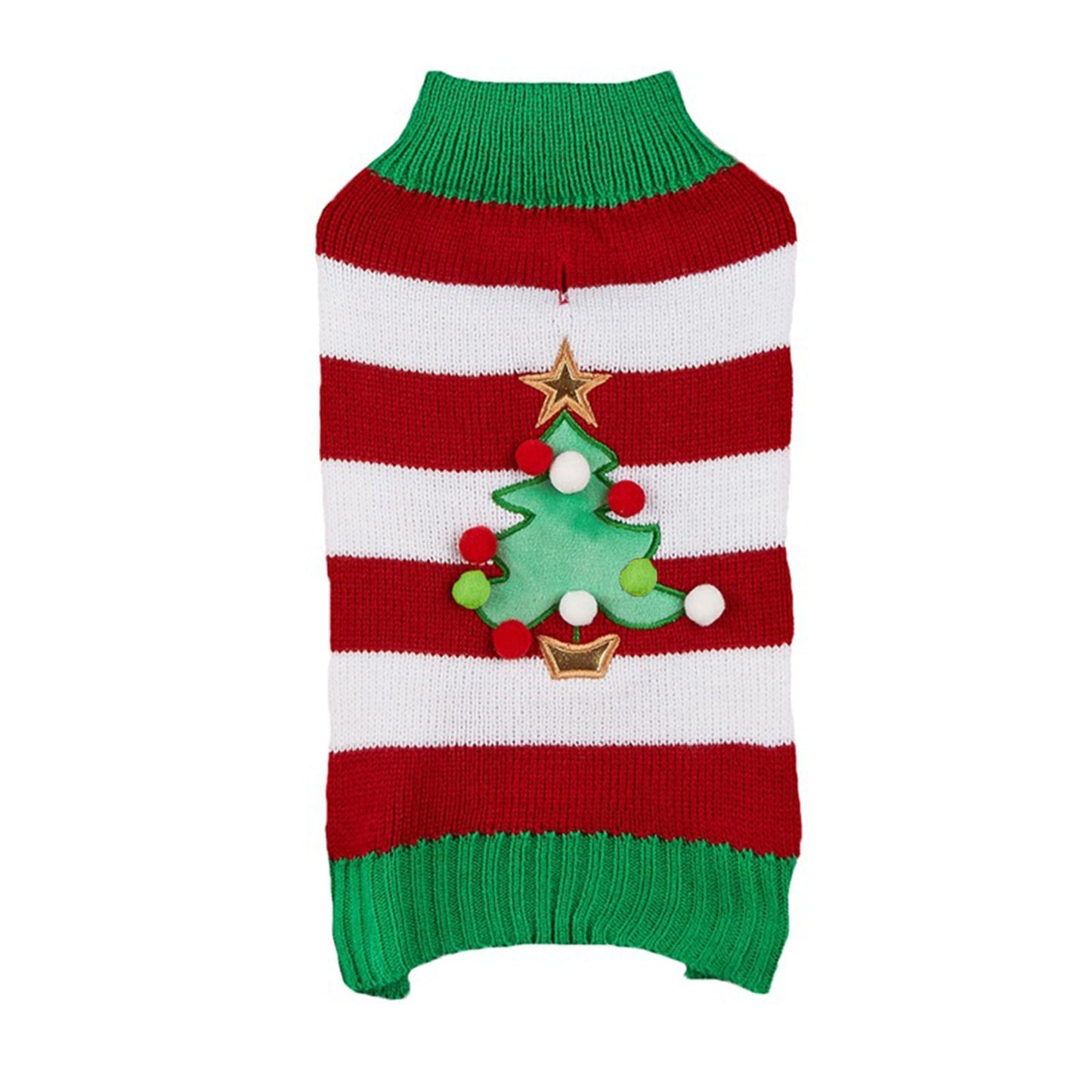 Candy Tree Christmas Tree Pet Sweater Vest - Pet Panache Boutique