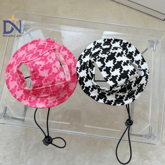 Checkered Pet Hats - Pet Panache Boutique