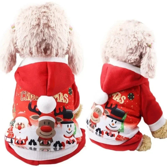Christmas Character Pet Dog Hoodie - Pet Panache Boutique