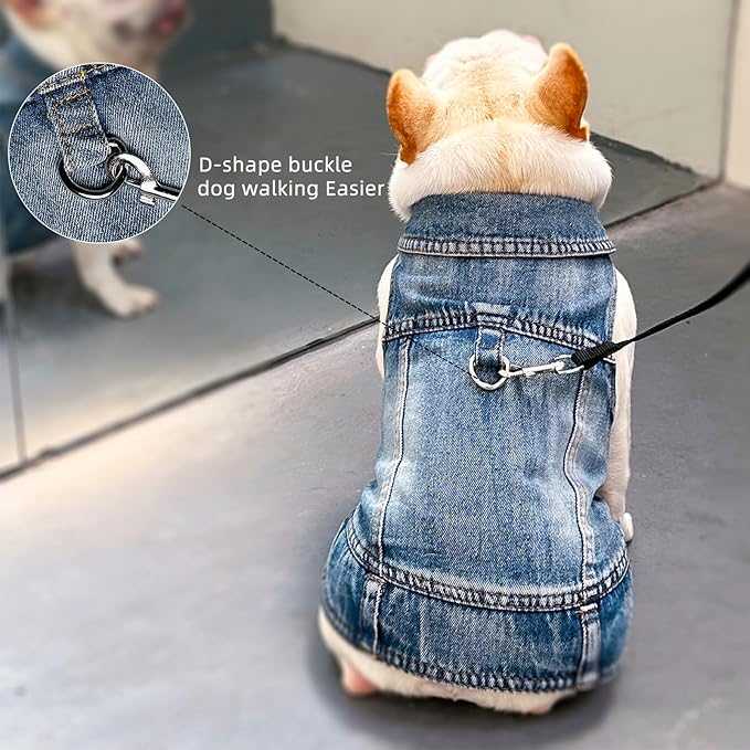 Denim Pet Vest - Pet Panache Boutique
