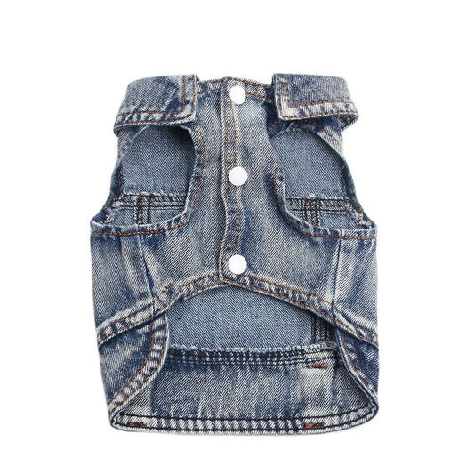 Denim Pet Vest - Pet Panache Boutique