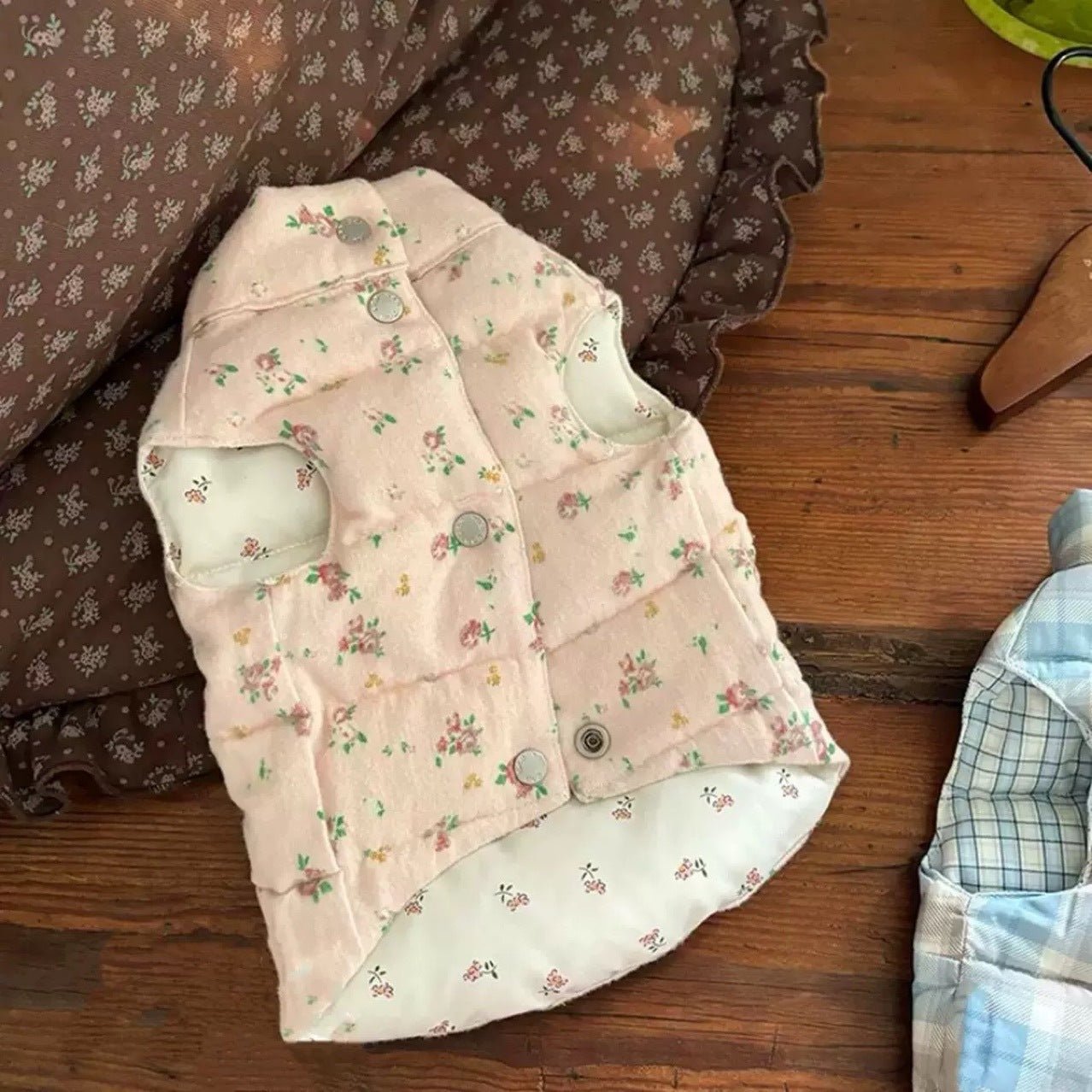 Floral Pink Pet Vest - Pet Panache Boutique