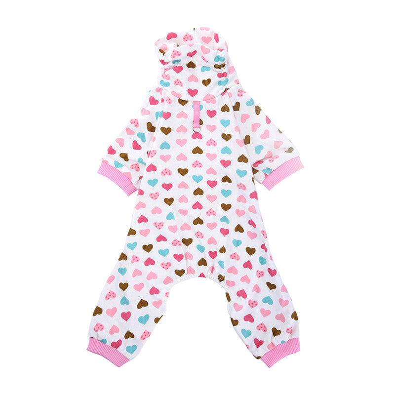 Heart Pet Pajamas - Pet Panache Boutique