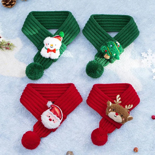 Holiday / Christmas Green Pet Scarves - Pet Panache Boutique