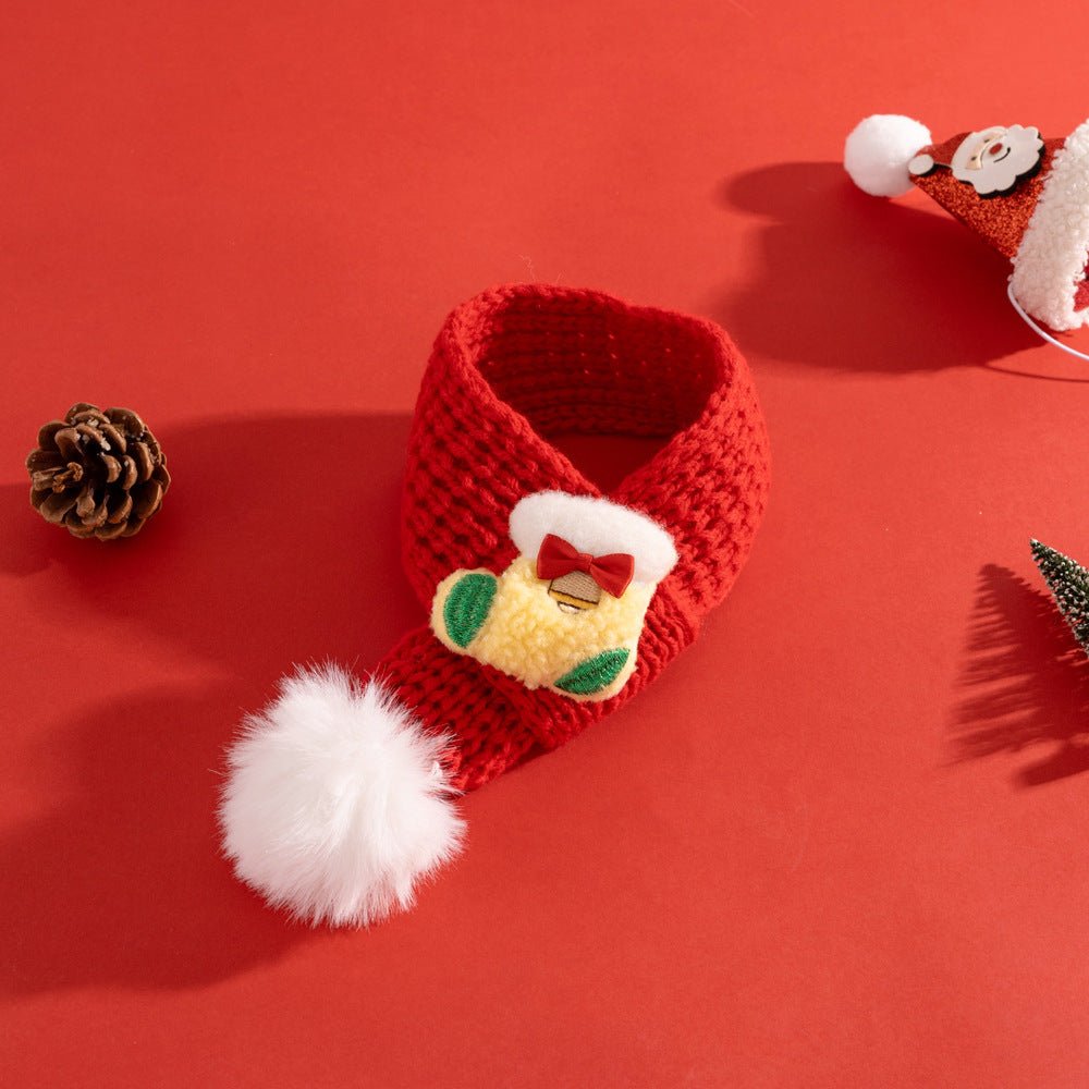 Holiday / Christmas Red Pet Scarves - Pet Panache Boutique