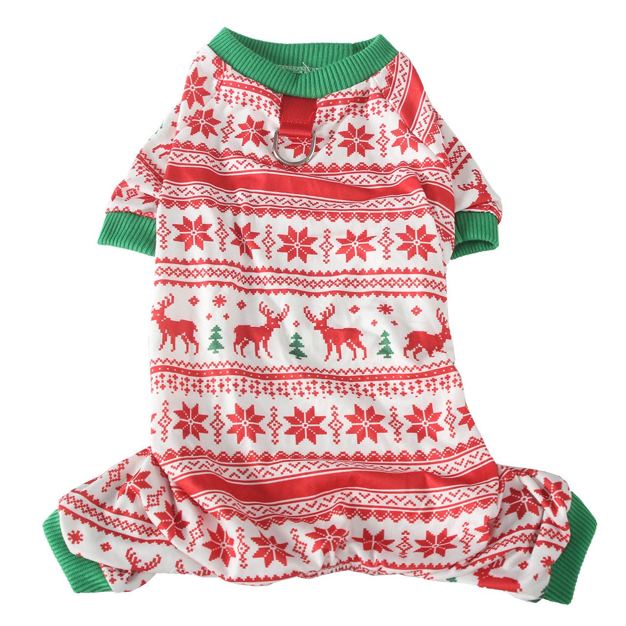 Holiday Pattern Pet Pajamas - Pet Panache Boutique