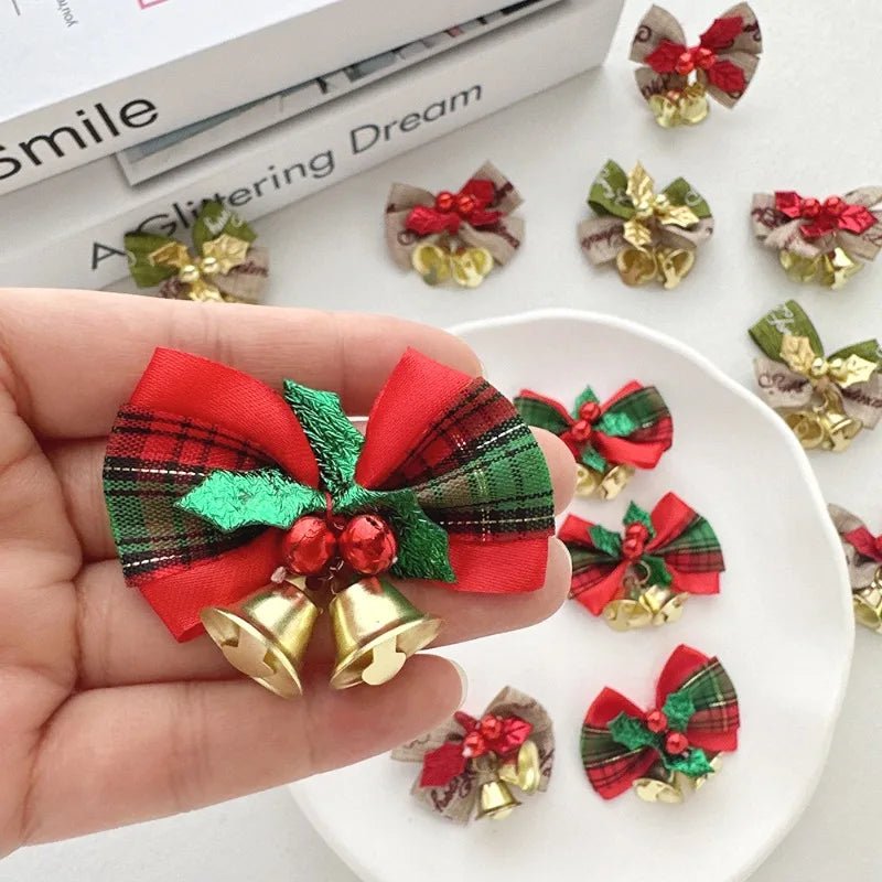 Holiday Pet Hair Clips (2) - Pet Panache Boutique