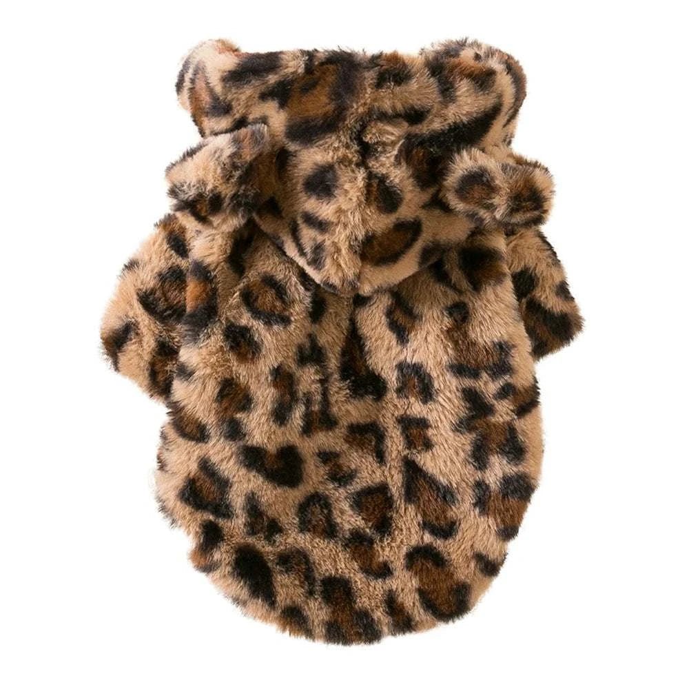Leopard Spotted Pet Fleece Jacket - Pet Panache Boutique