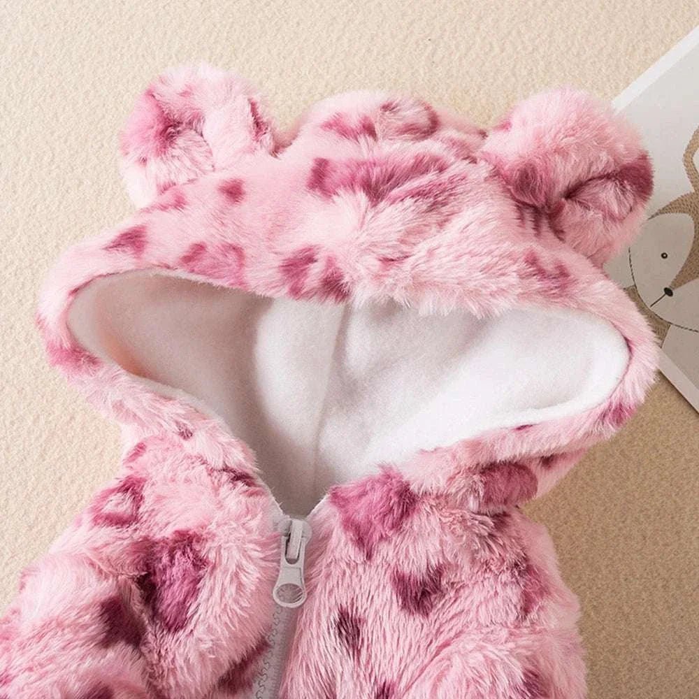 Leopard Spotted Pet Fleece Jacket - Pet Panache Boutique