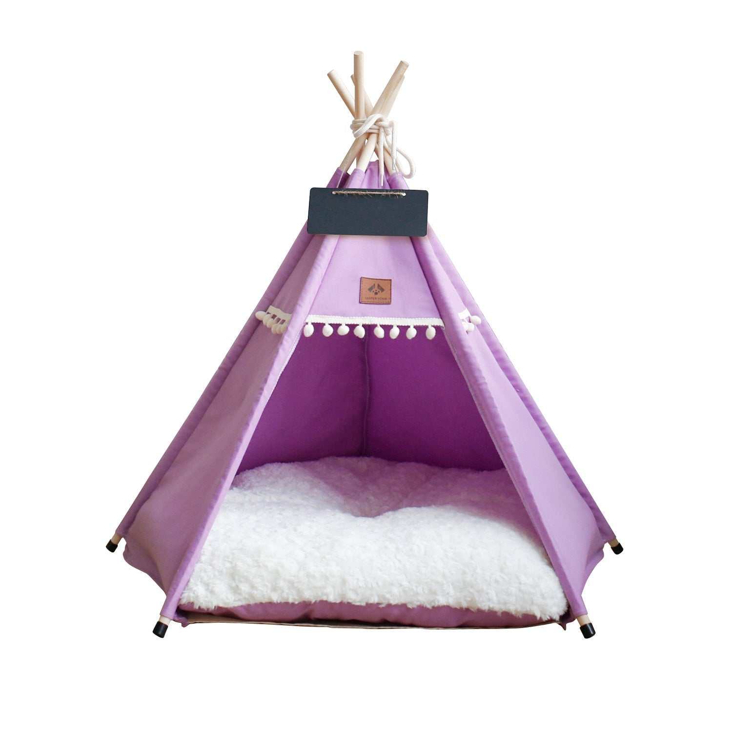 Lilac Purple Pet Teepee - Pet Panache Boutique