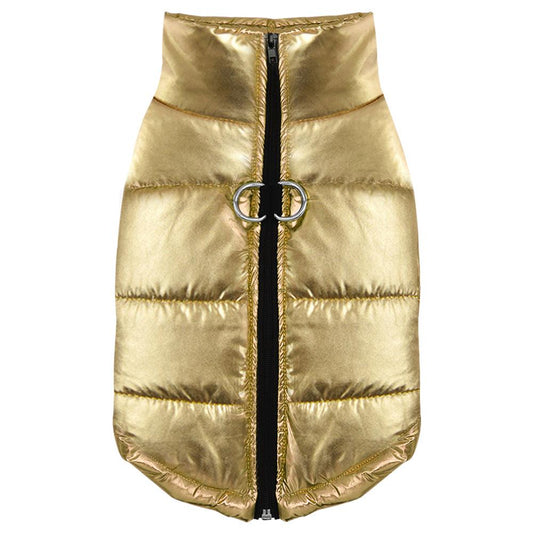 Metallic Gold or Silver Pet Vest - Pet Panache Boutique