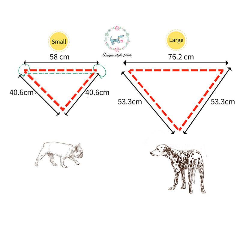 Multicolor Pet Bandanna - Pet Panache Boutique