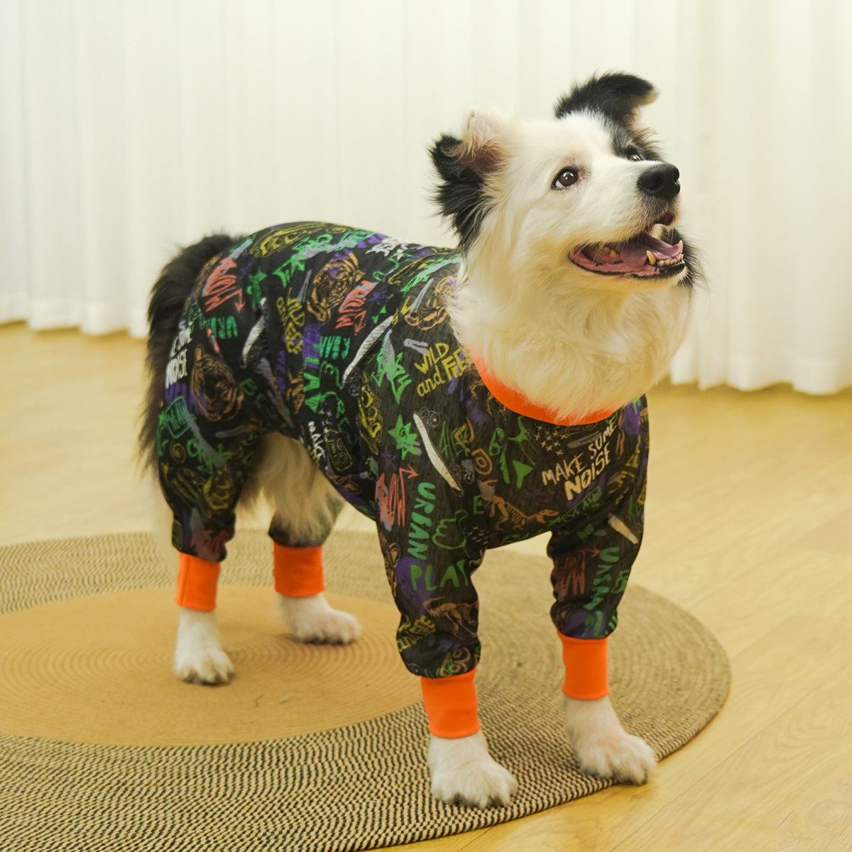 Neon Print Pattern Pet Pajamas - Pet Panache Boutique